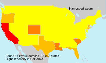 Surname Byouk in USA Surname Byouk in USA