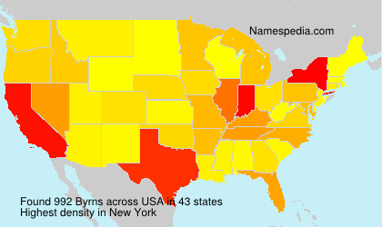 Surname Byrns in USA Surname Byrns in USA