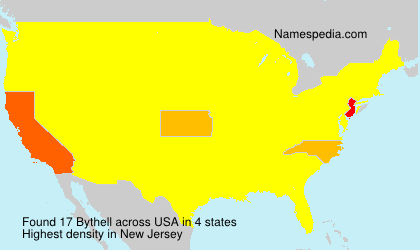 Surname Bythell in USA