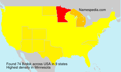 Surname Bzdok in USA Surname Bzdok in USA