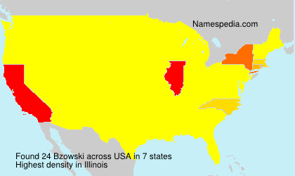 Surname Bzowski in USA Surname Bzowski in USA