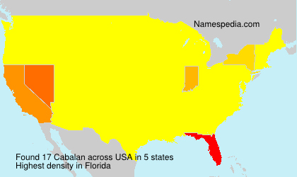 Surname Cabalan in USA Surname Cabalan in USA