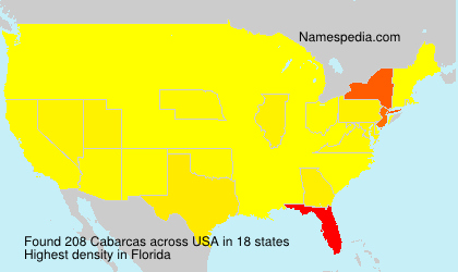 Surname Cabarcas in USA Surname Cabarcas in USA