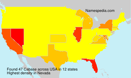 Surname Cabase in USA Surname Cabase in USA