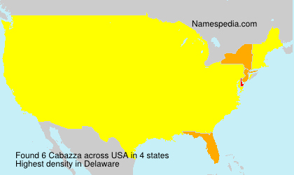 Surname Cabazza in USA Surname Cabazza in USA