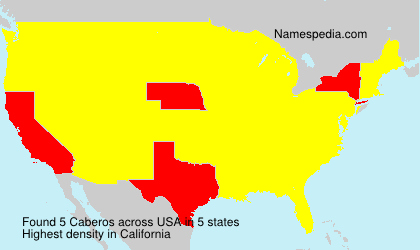 Surname Caberos in USA Surname Caberos in USA
