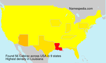 Surname Cabirac in USA Surname Cabirac in USA