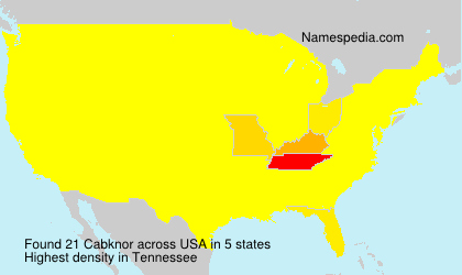 Surname Cabknor in USA Surname Cabknor in USA