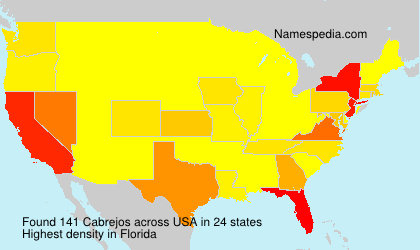 Surname Cabrejos in USA Surname Cabrejos in USA