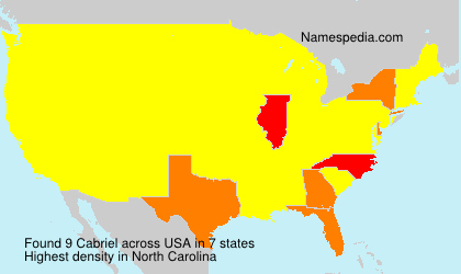 Surname Cabriel in USA Surname Cabriel in USA