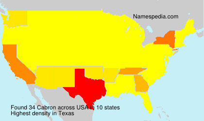 Surname Cabron in USA Surname Cabron in USA