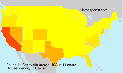 Surname Cacayorin in USA Surname Cacayorin in USA