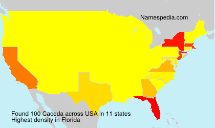 Surname Caceda in USA Surname Caceda in USA