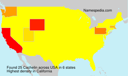 Surname Cachelin in USA Surname Cachelin in USA