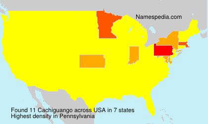 Surname Cachiguango in USA Surname Cachiguango in USA
