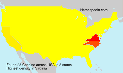 Surname Cachine in USA Surname Cachine in USA