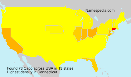 Surname Caco in USA Surname Caco in USA