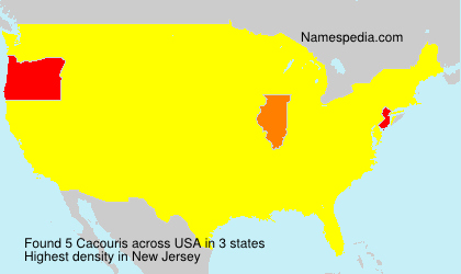 Surname Cacouris in USA Surname Cacouris in USA