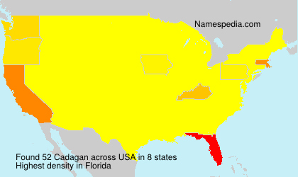 Surname Cadagan in USA