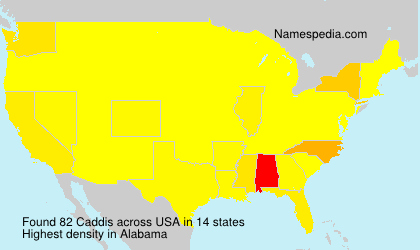Surname Caddis in USA Surname Caddis in USA