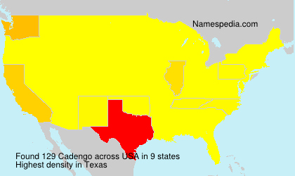 Surname Cadengo in USA Surname Cadengo in USA