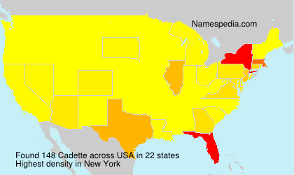 Surname Cadette in USA Surname Cadette in USA