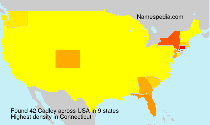 Surname Cadley in USA Surname Cadley in USA