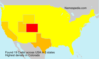 Surname Cadol in USA Surname Cadol in USA