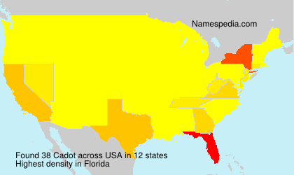 Surname Cadot in USA Surname Cadot in USA