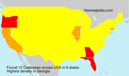 Surname Cadsawan in USA Surname Cadsawan in USA