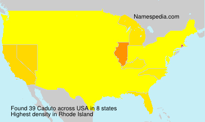 Surname Caduto in USA Surname Caduto in USA