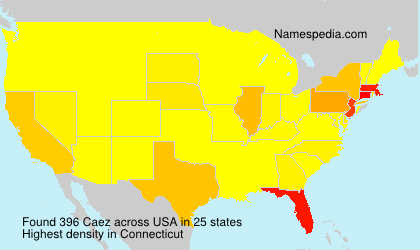 Surname Caez in USA Surname Caez in USA