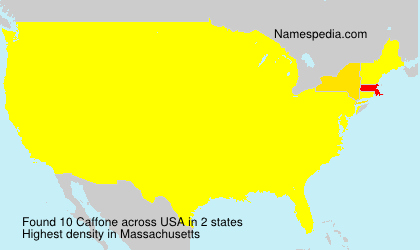 Surname Caffone in USA Surname Caffone in USA