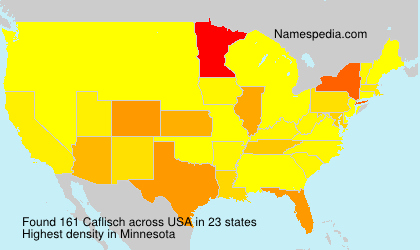 Surname Caflisch in USA Surname Caflisch in USA