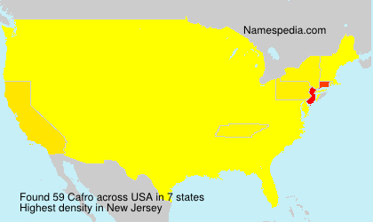 Surname Cafro in USA Surname Cafro in USA