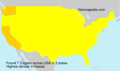 Surname Cagdan in USA Surname Cagdan in USA