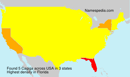 Surname Cagiga in USA Surname Cagiga in USA