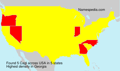 Surname Cagl in USA Surname Cagl in USA