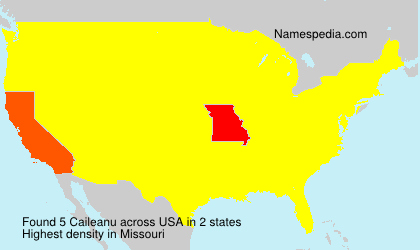 Surname Caileanu in USA Surname Caileanu in USA