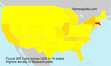 Surname Caira in USA Surname Caira in USA