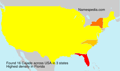 Surname Cajade in USA Surname Cajade in USA