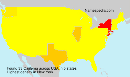 Surname Cajilema in USA Surname Cajilema in USA
