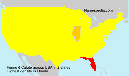 Surname Cajote in USA Surname Cajote in USA