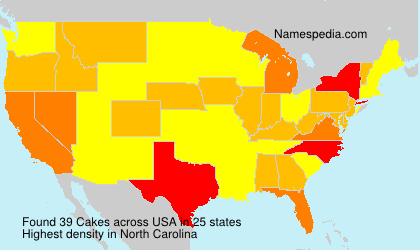 Surname Cakes in USA Surname Cakes in USA