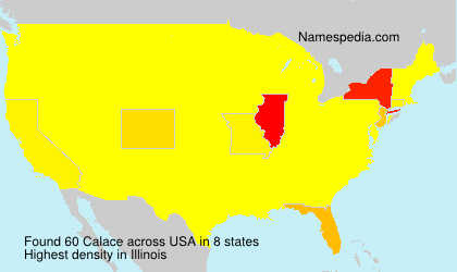 Surname Calace in USA Surname Calace in USA