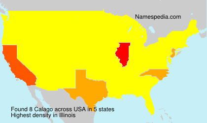 Surname Calago in USA Surname Calago in USA
