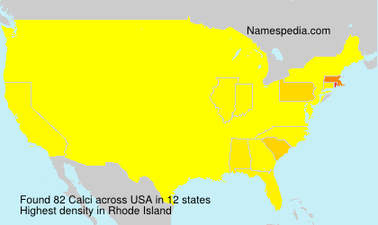 Surname Calci in USA Surname Calci in USA