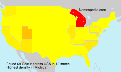 Surname Calcut in USA Surname Calcut in USA
