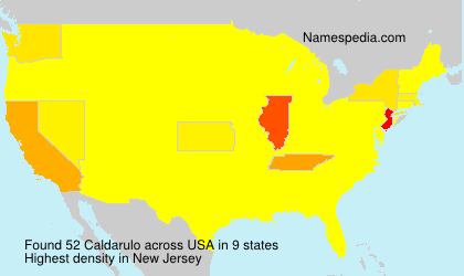 Surname Caldarulo in USA Surname Caldarulo in USA