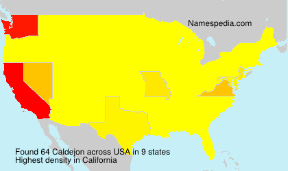 Surname Caldejon in USA Surname Caldejon in USA
